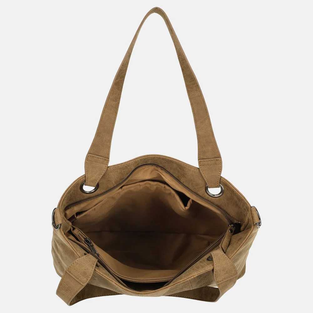 Enrico Benetti Josie shopper camel bij Duifhuizen