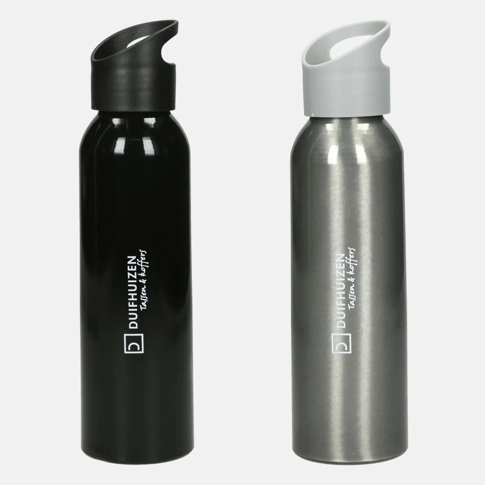 Duifhuizen drinkfles zwart/zilver bij Duifhuizen