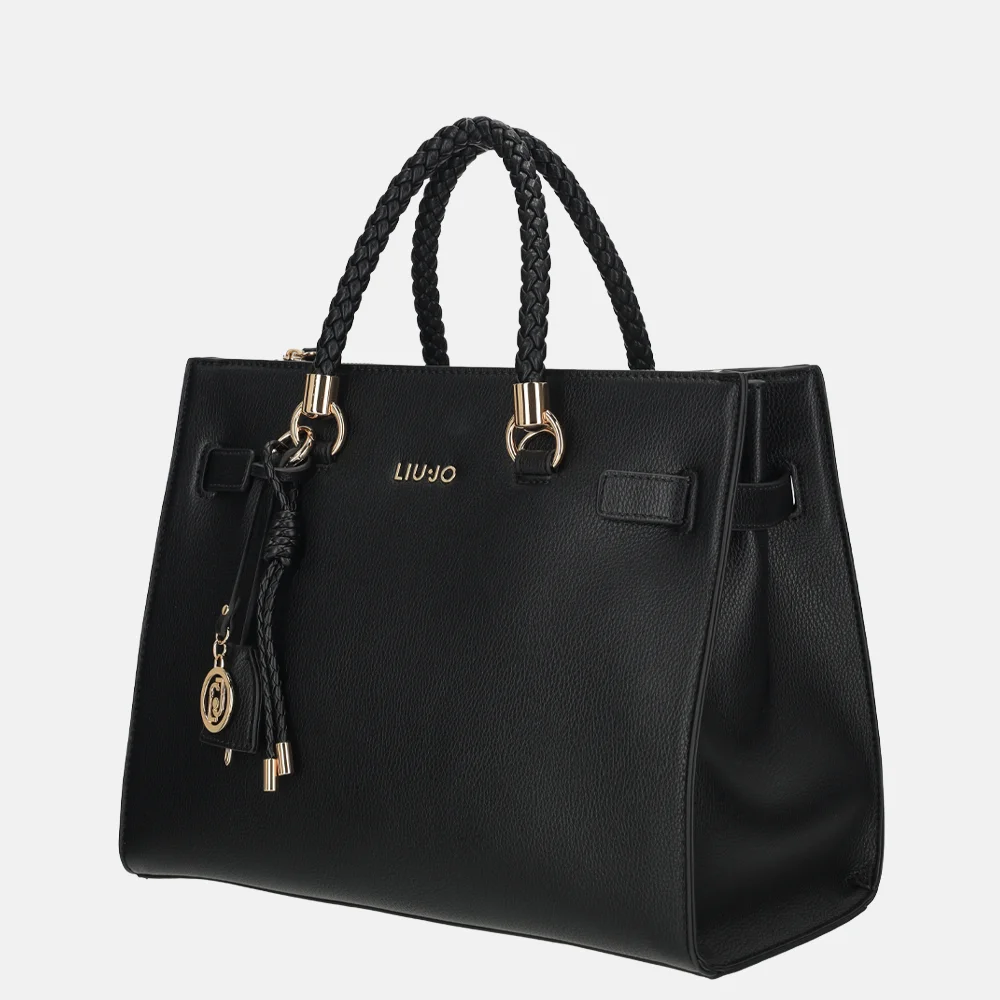 Liu Jo Manhattan tote shopper M nero bij Duifhuizen