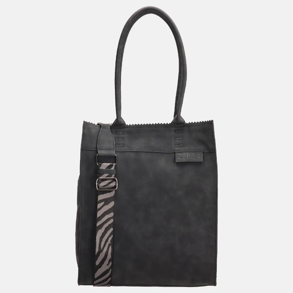 Zebra Trends Merel shopper zwart