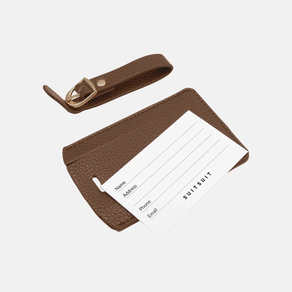 Suitsuit Fab Seventies kofferlabel rawhide bij Duifhuizen