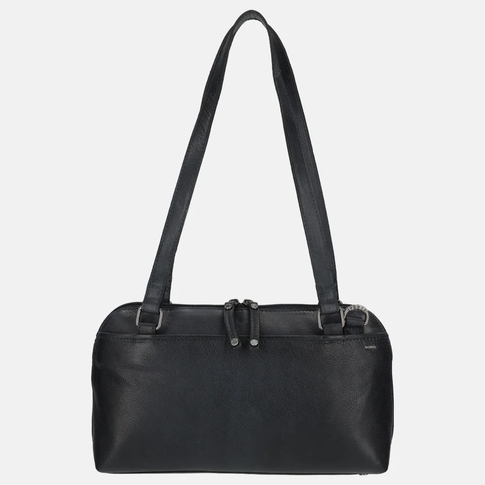 Berba Lucca schoudertas navy bij Duifhuizen