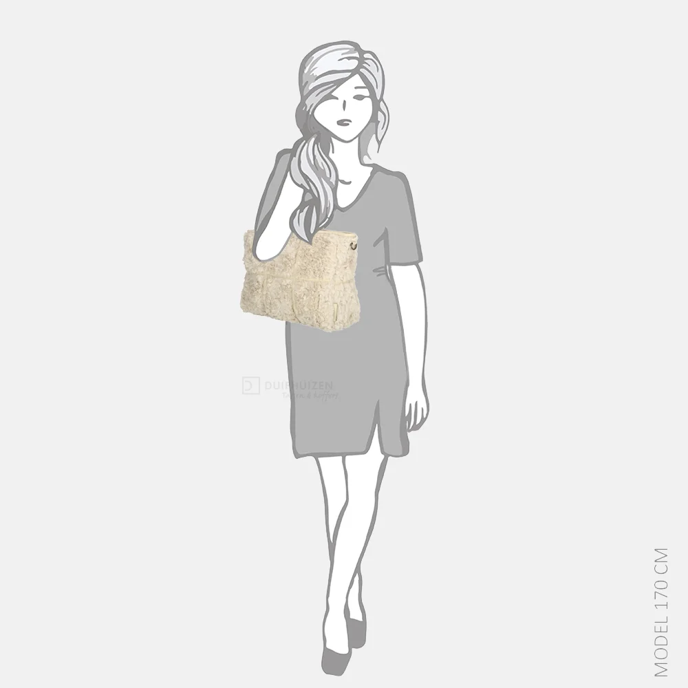 Enrico Benetti Fay handtas teddy off white bij Duifhuizen