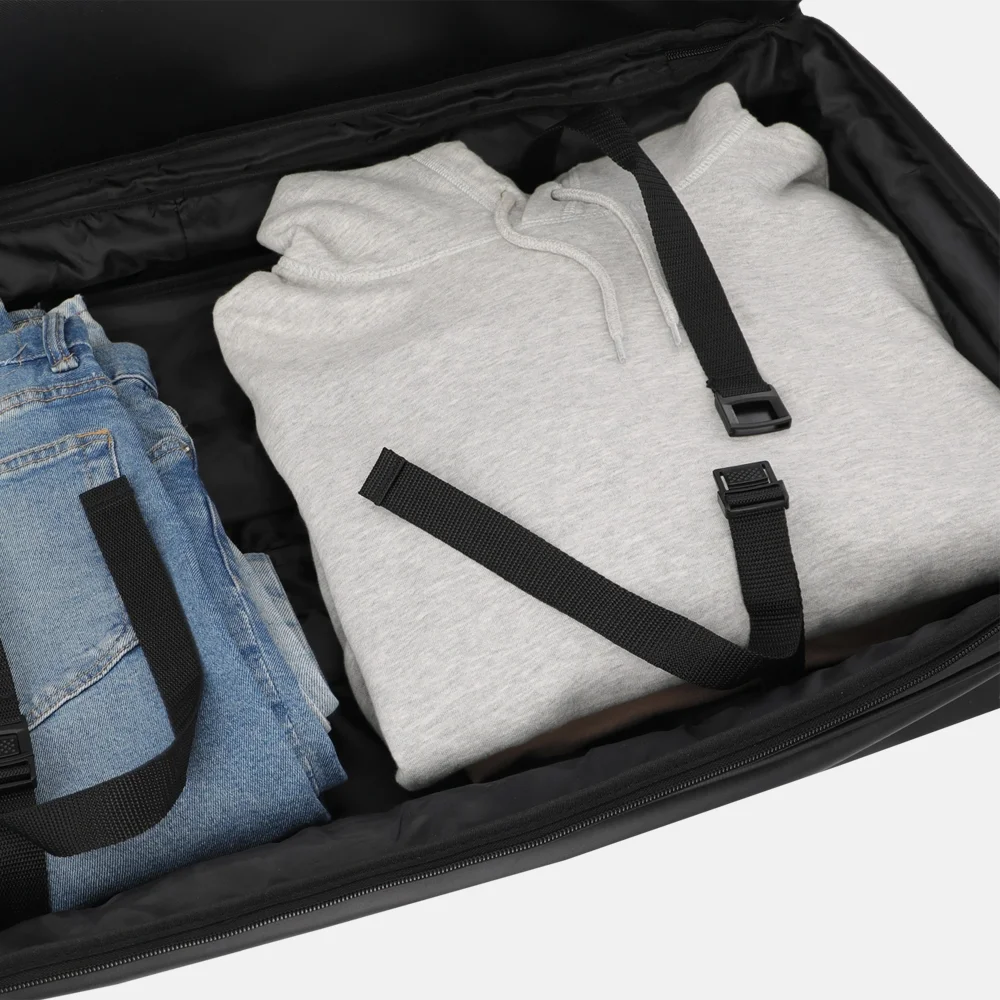 Travelite Basics reistas op wielen 70 cm black bij Duifhuizen