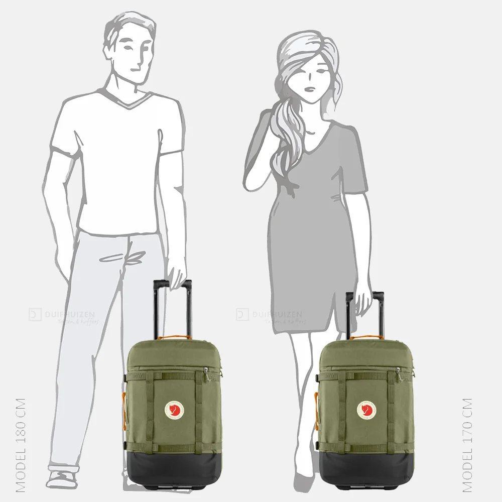 Fjallraven Farden reistas op wielen 35 liter green bij Duifhuizen