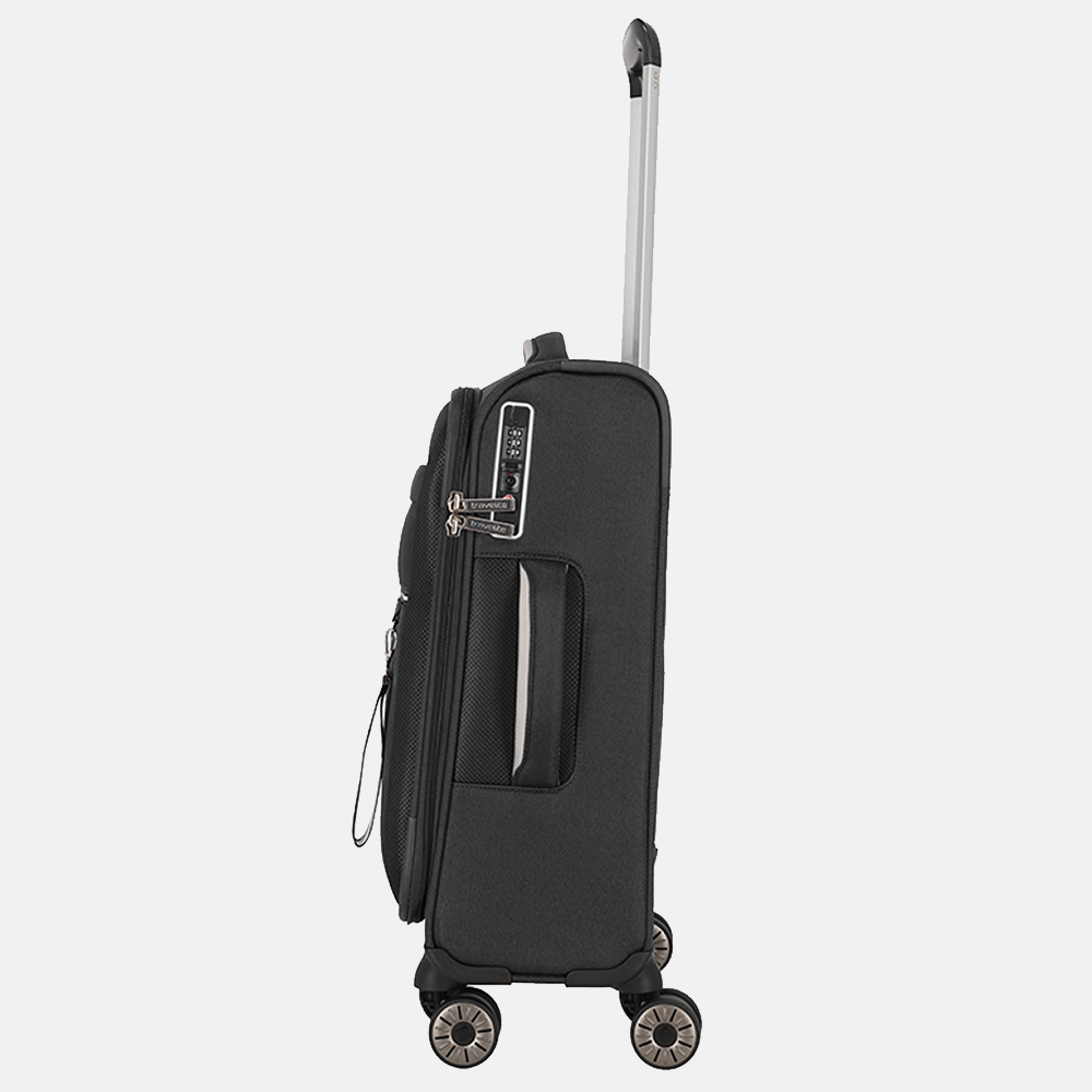 Travelite Miigo handbagage koffer 55 cm black bij Duifhuizen