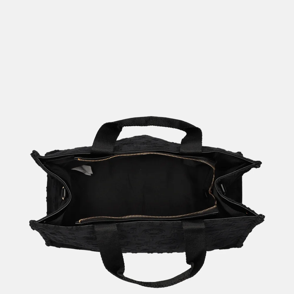 Liu Jo Jacquard handtas L nero bij Duifhuizen