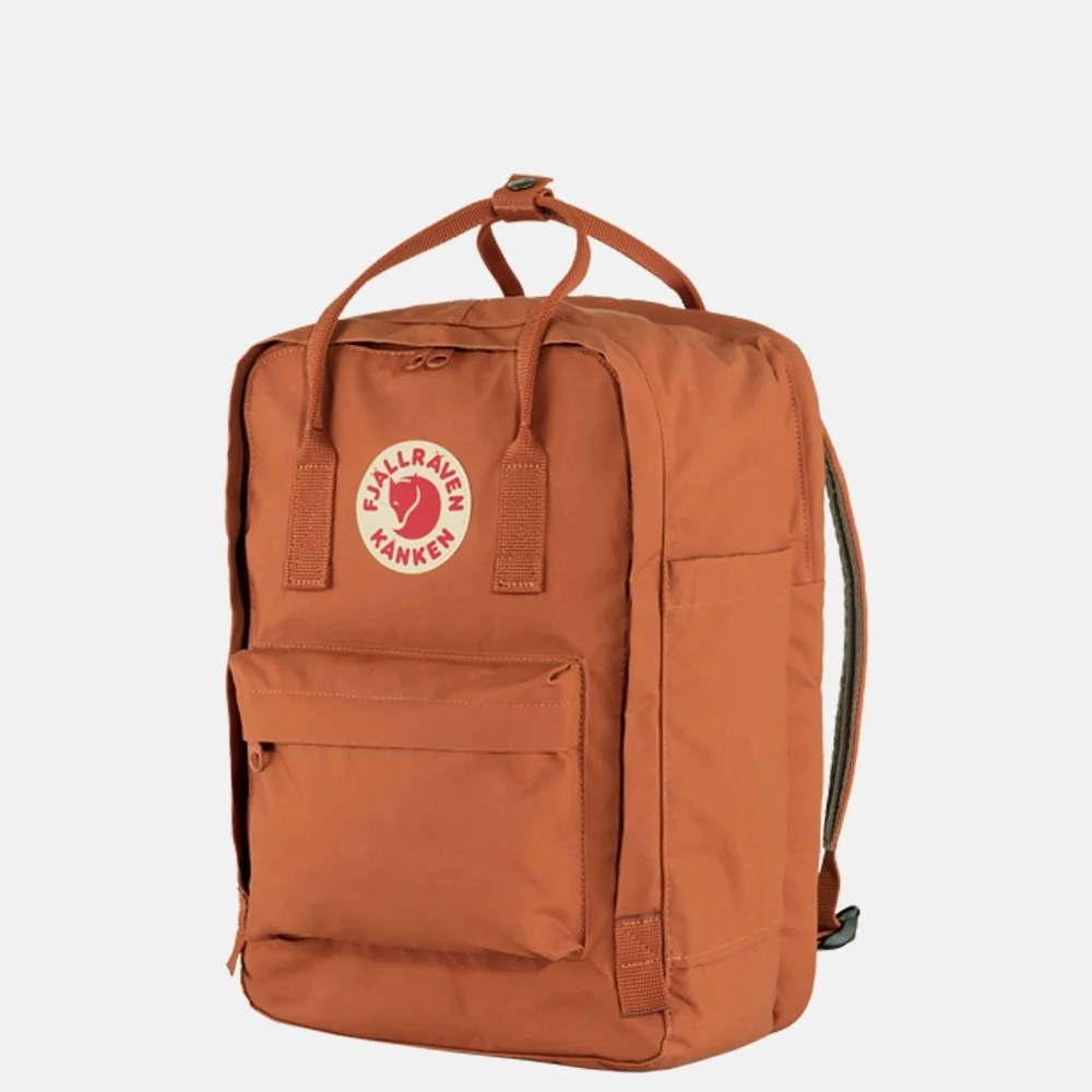 Fjallraven Kanken laptop rugzak 15 inch terracotta brown bij Duifhuizen