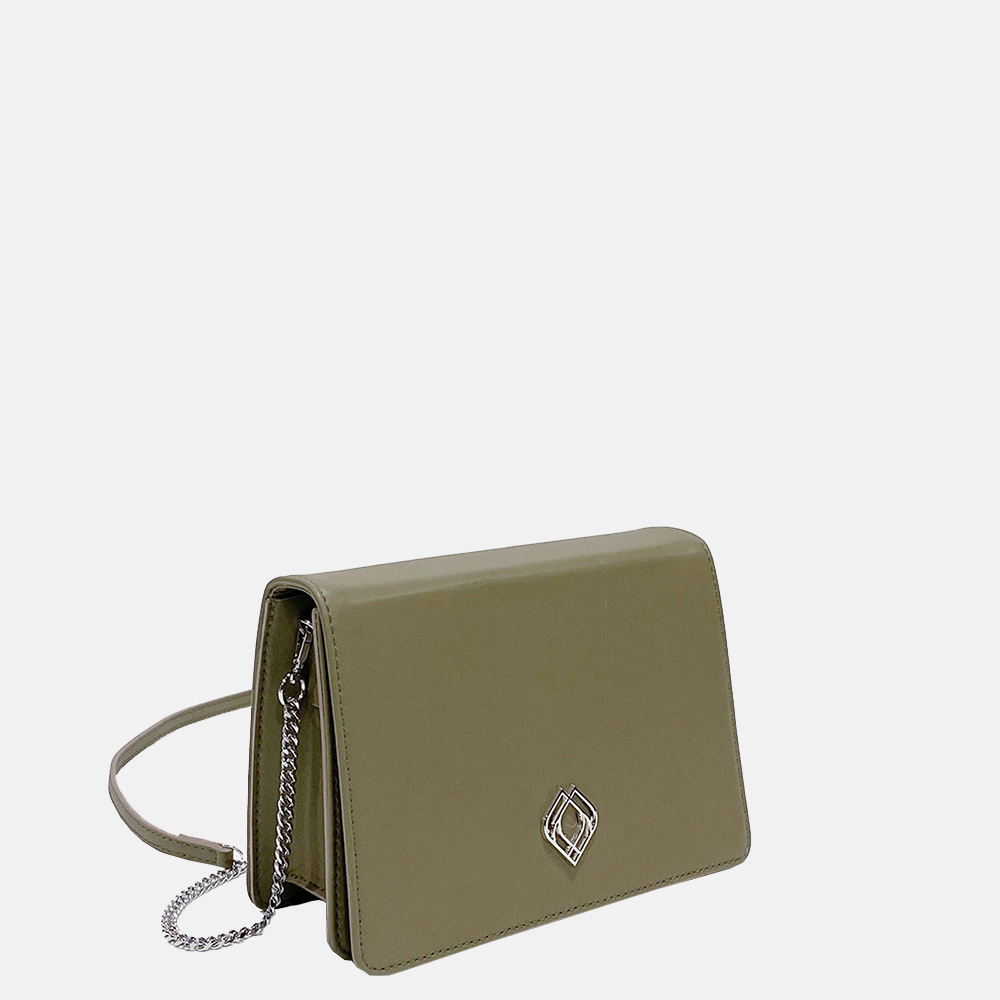 Trashious crossbody tas appelleer olijfgroen