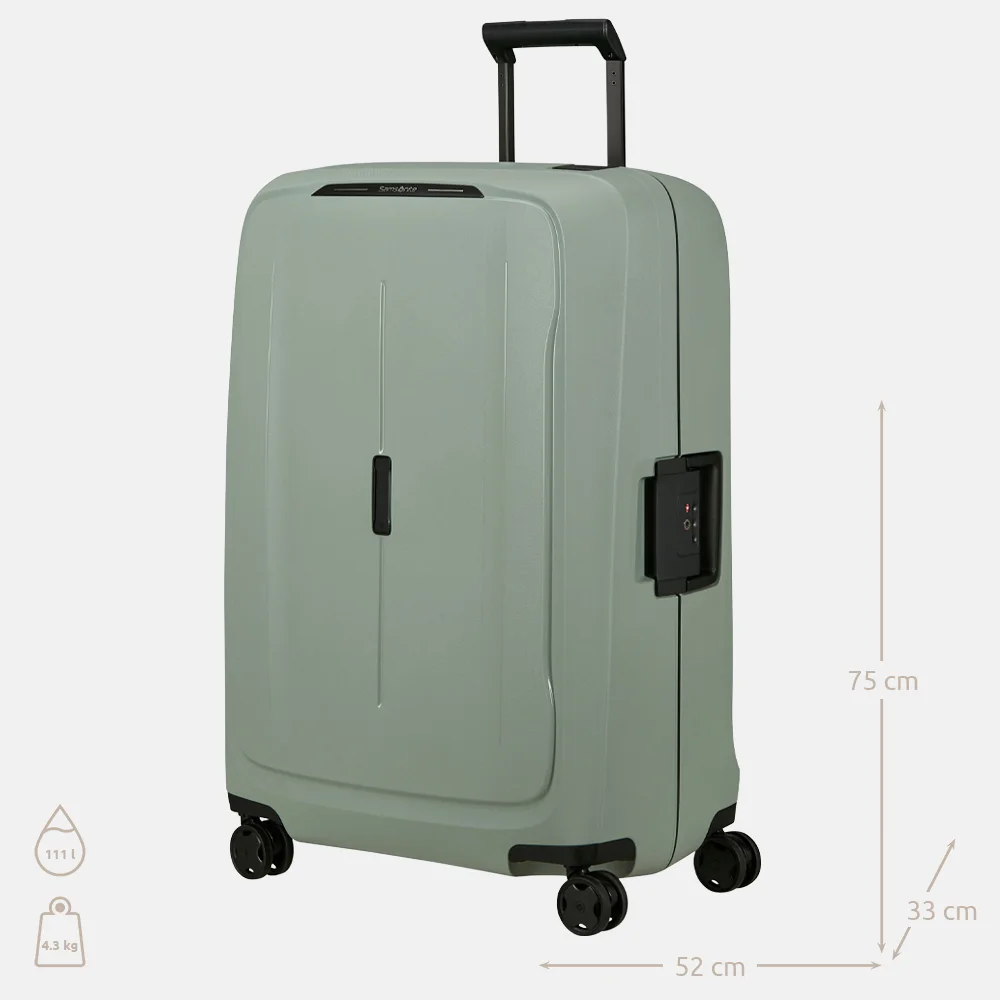 Samsonite Essens koffer 75 cm sage bij Duifhuizen