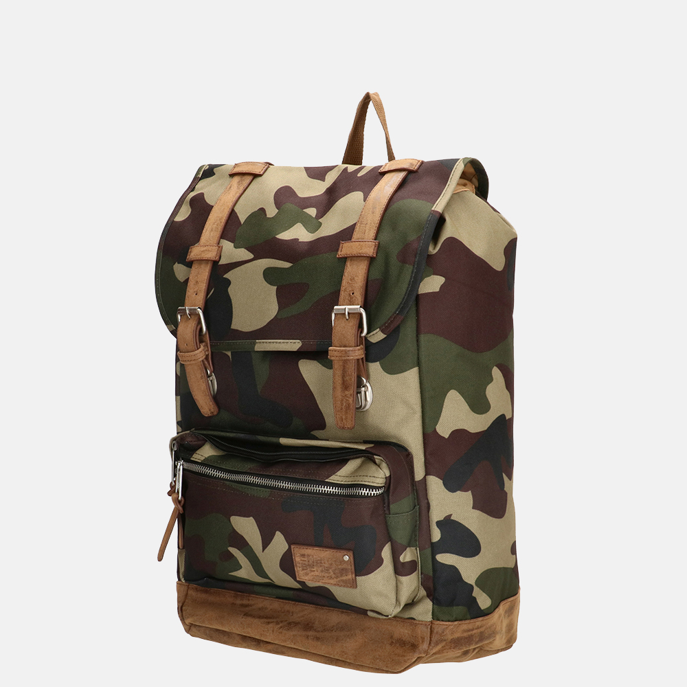 Enrico Benetti Santiago rugzak 17 inch L camouflage bij Duifhuizen