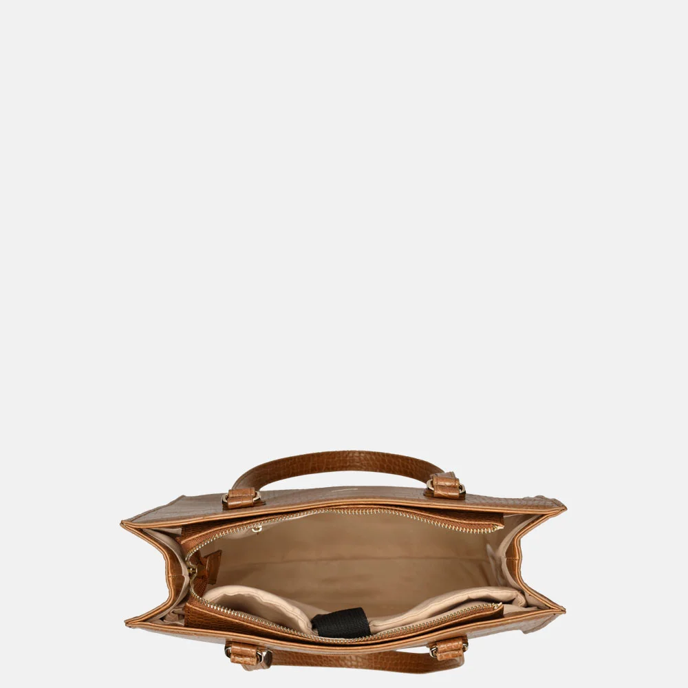 Duifhuizen shopper 14 inch cognac bij Duifhuizen