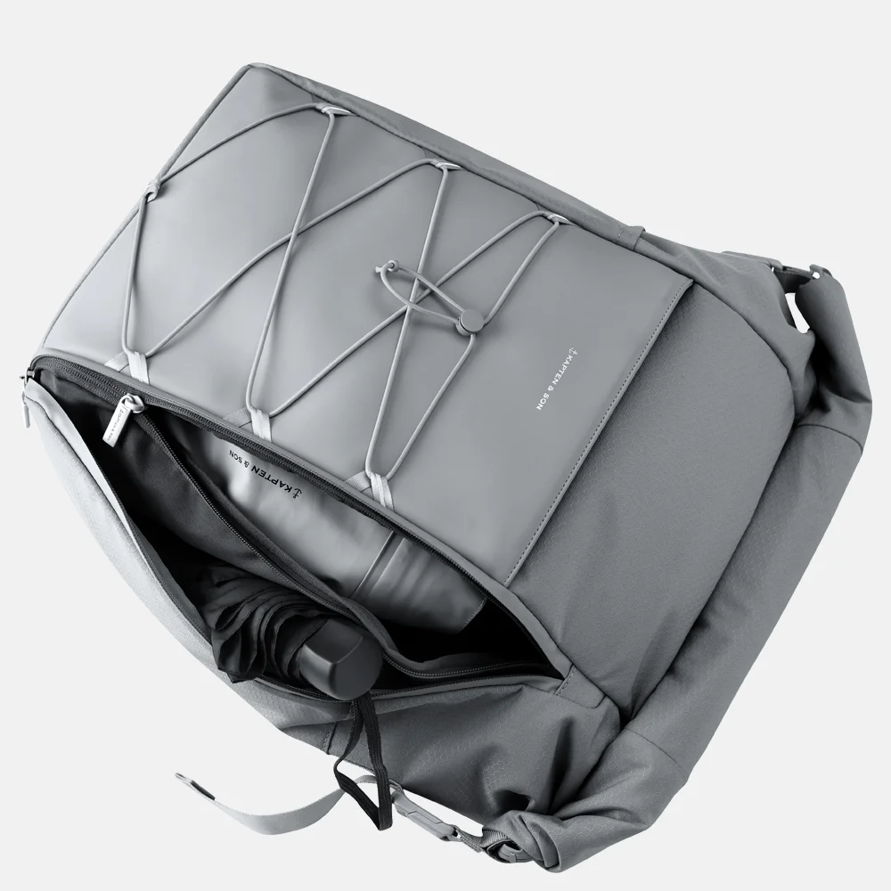 Kapten & Son Yoho rugzak 16 inch stone grey bij Duifhuizen