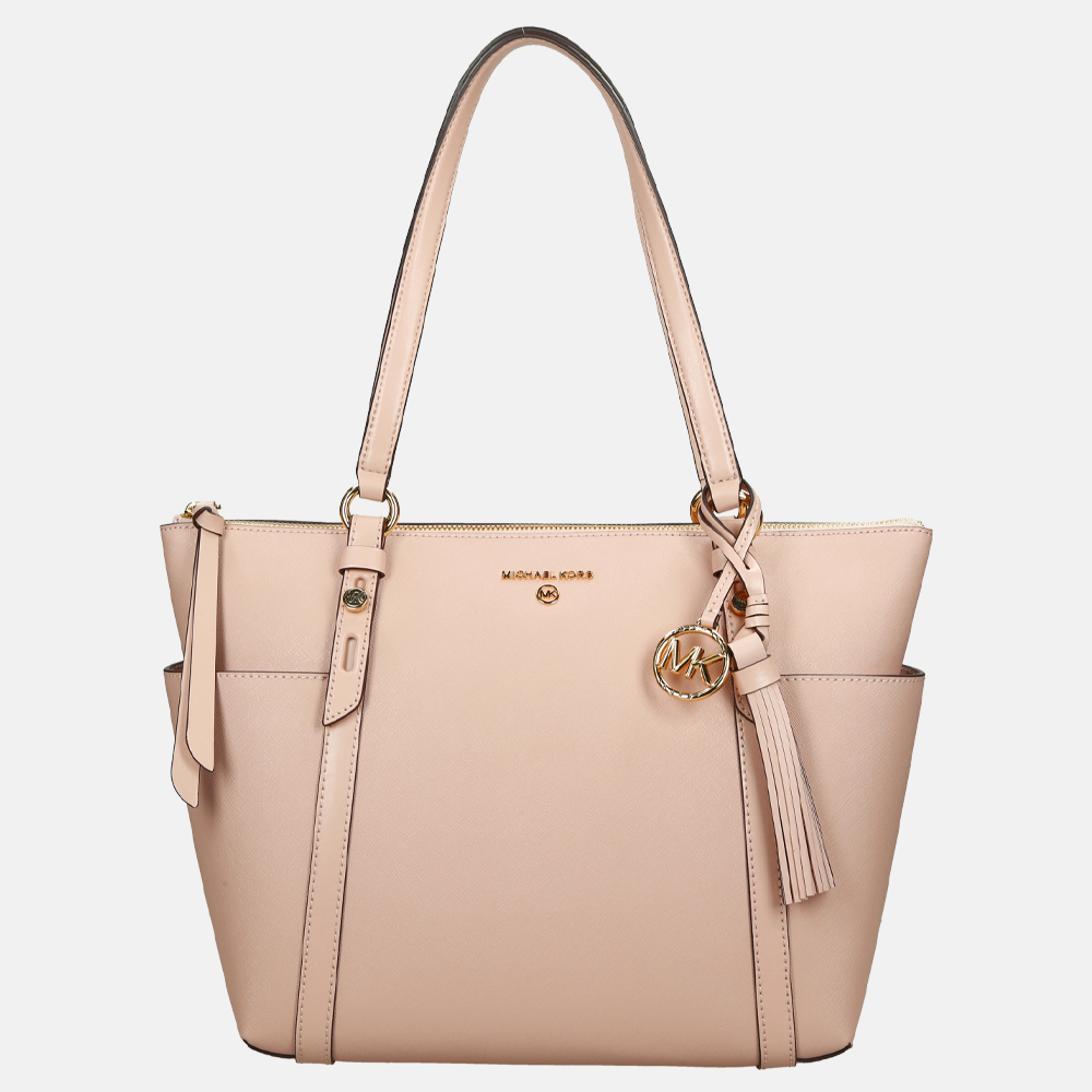 Michael Kors Sullivan shopper M soft pink bij Duifhuizen