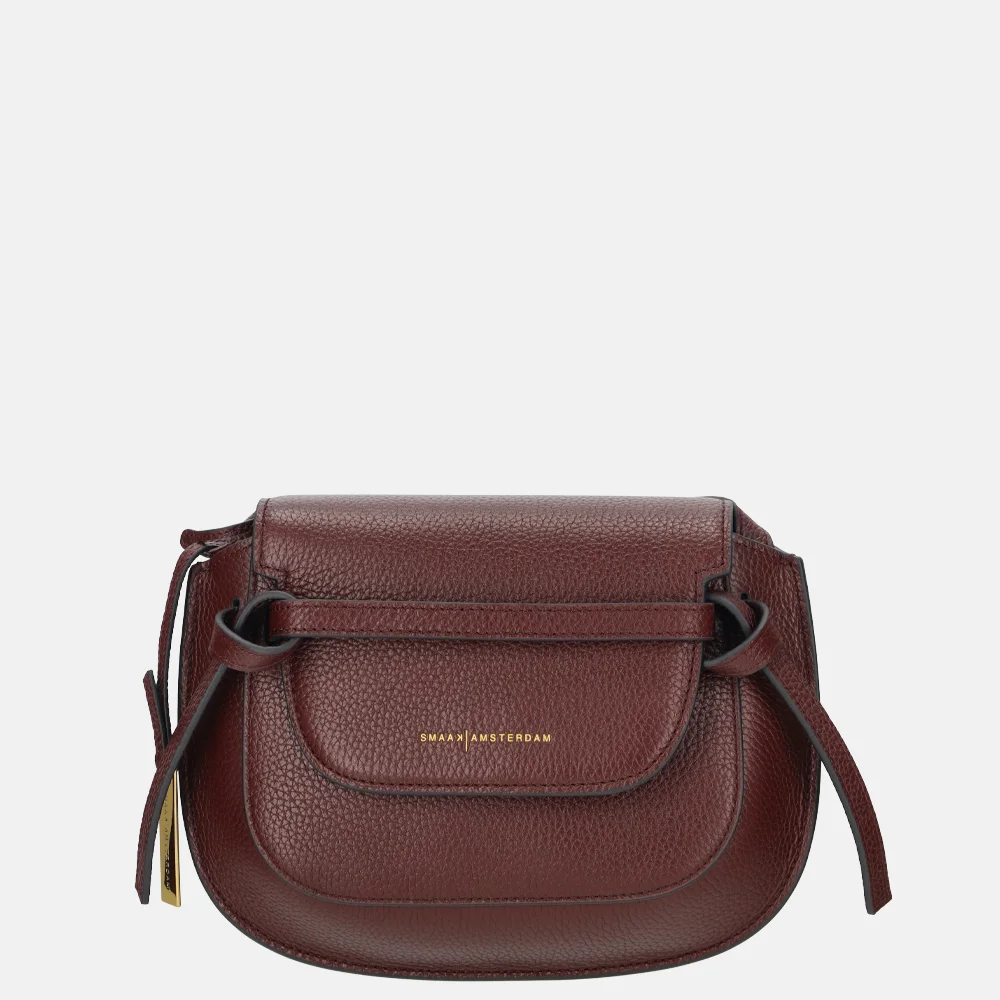 Smaak Amsterdam Clint crossbody tas bordeaux bij Duifhuizen