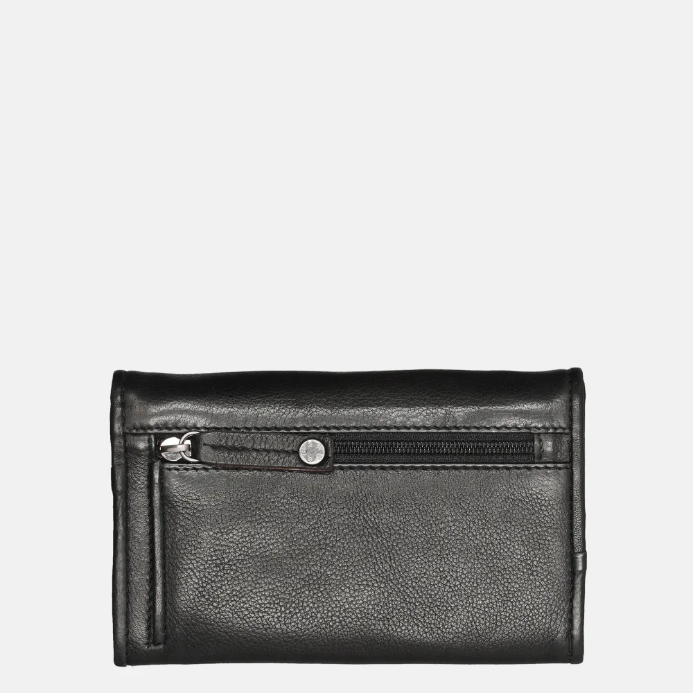 Berba Lucca overslag portemonnee S black bij Duifhuizen