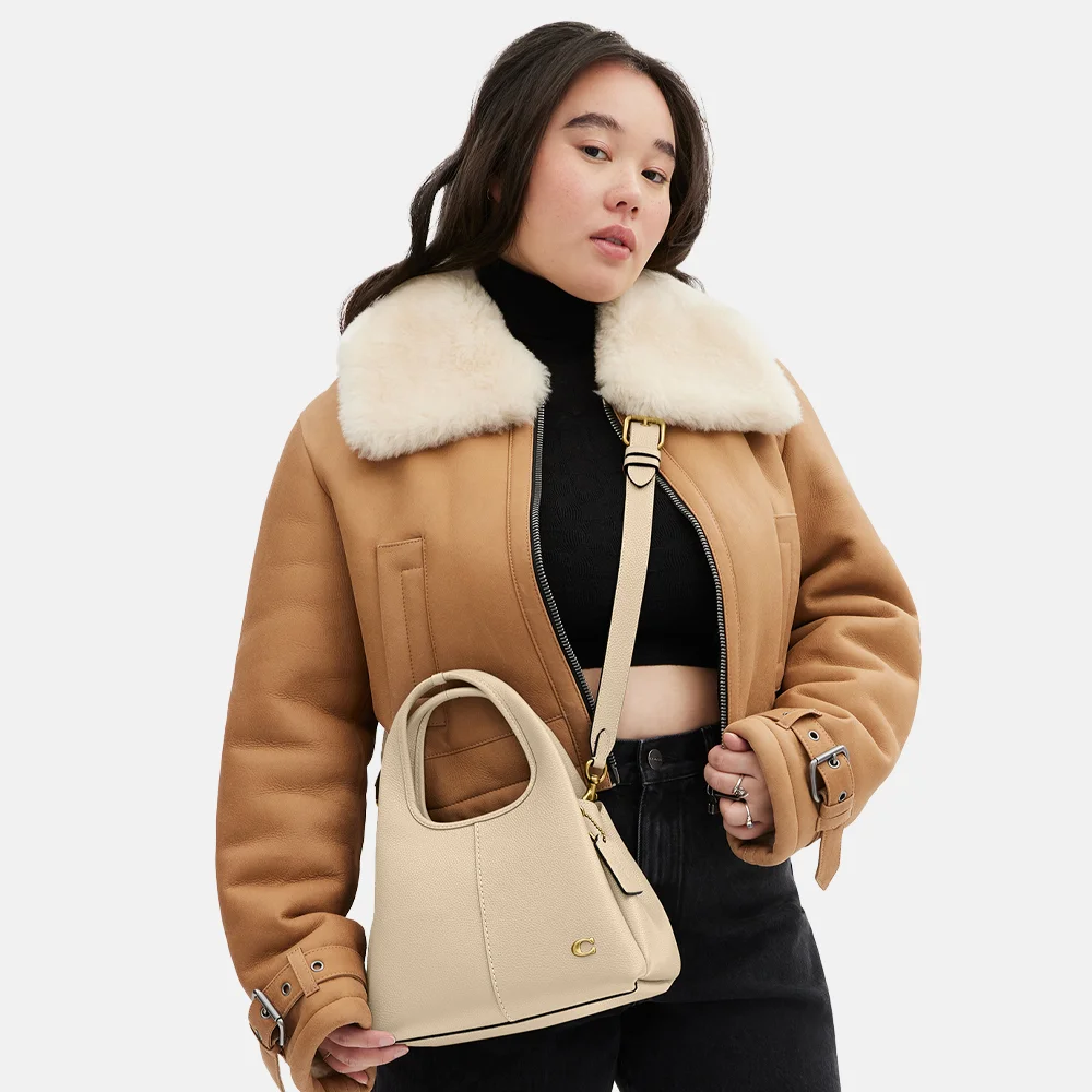 Coach Lana schoudertas S ivory bij Duifhuizen