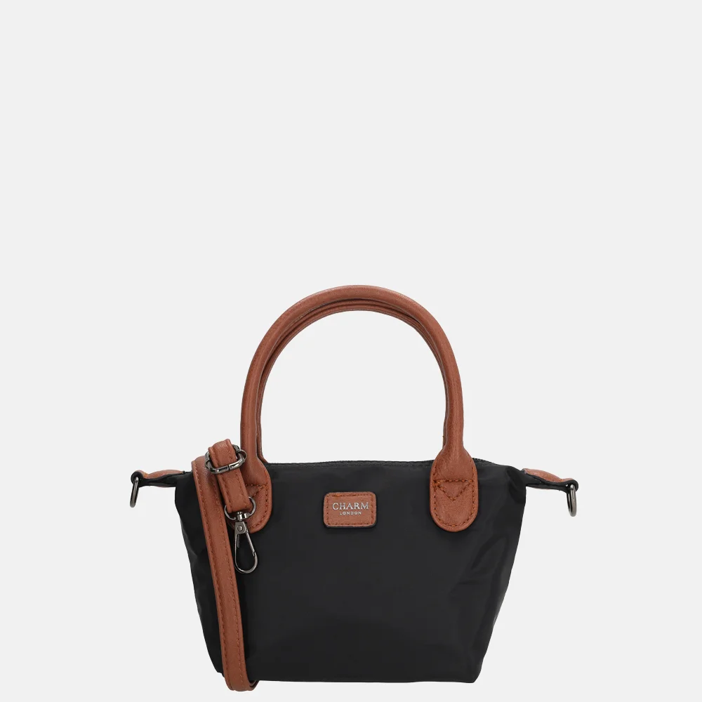 Charm London Buckingham handtas XS zwart