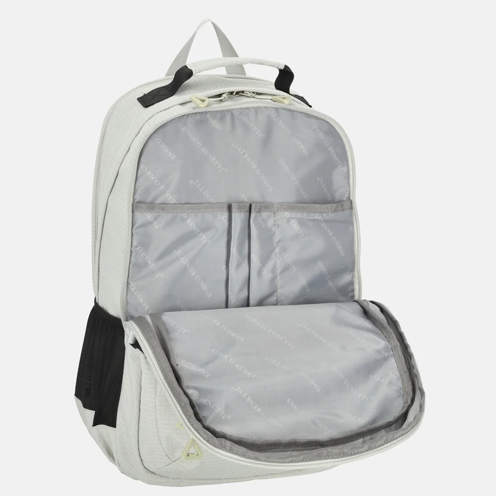 Enrico Benetti Luzern rugzak 17 inch beige bij Duifhuizen