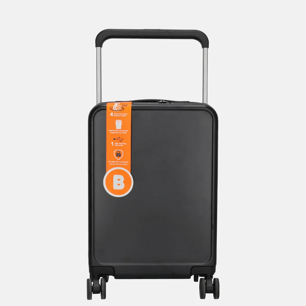 Beagles handbagage koffer 55 cm zwart