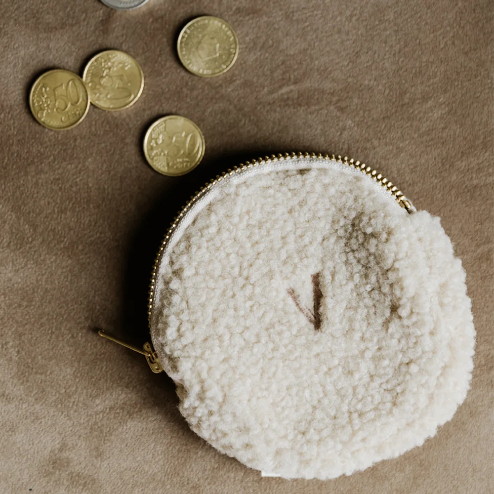 Studio Noos Chunky Wallet portemonnee ecru bij Duifhuizen