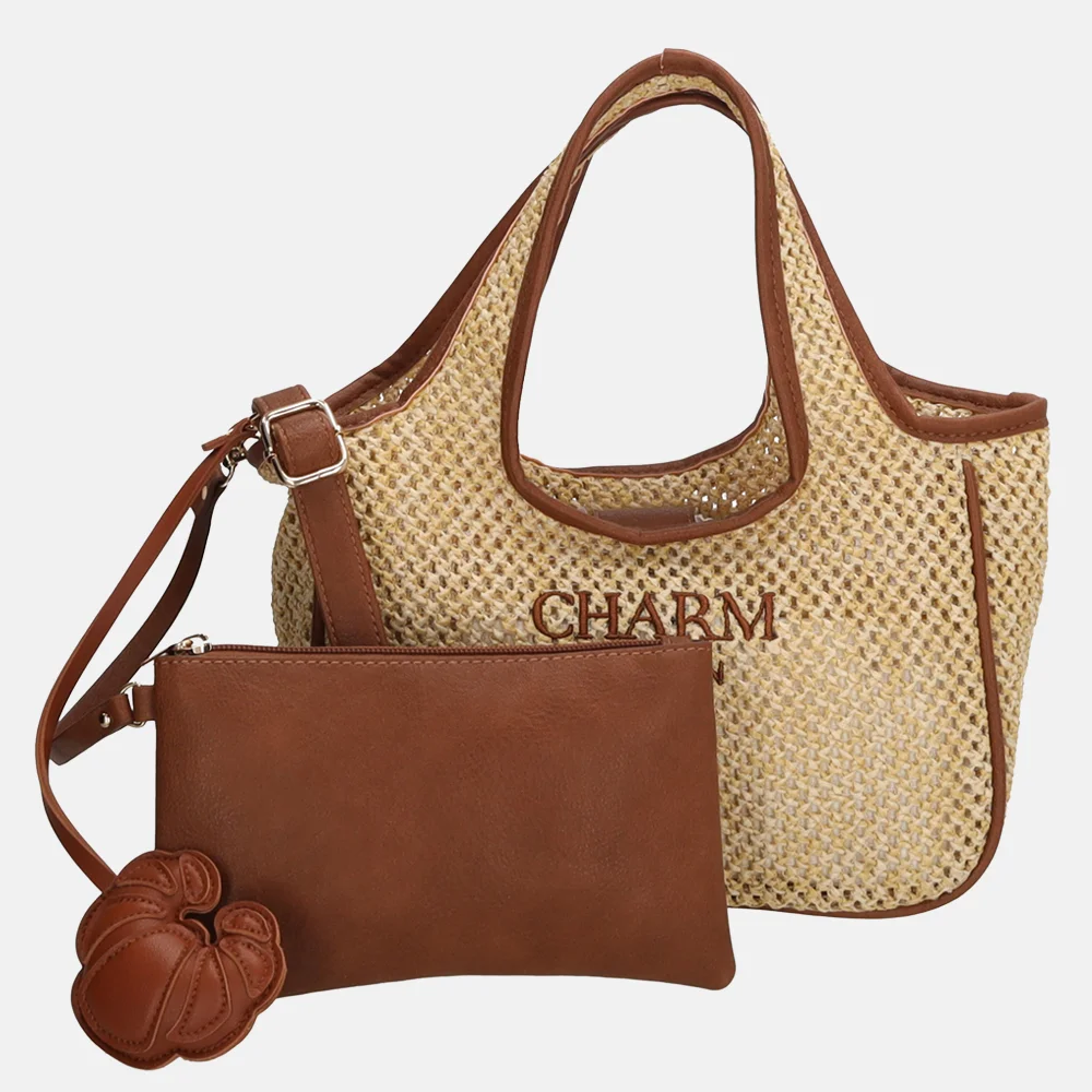Charm London Shoreditch handtas S riet zand bij Duifhuizen