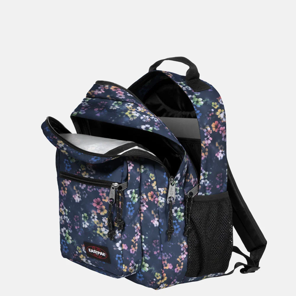 Eastpak Morius laptoprugzak faded flora navy bij Duifhuizen