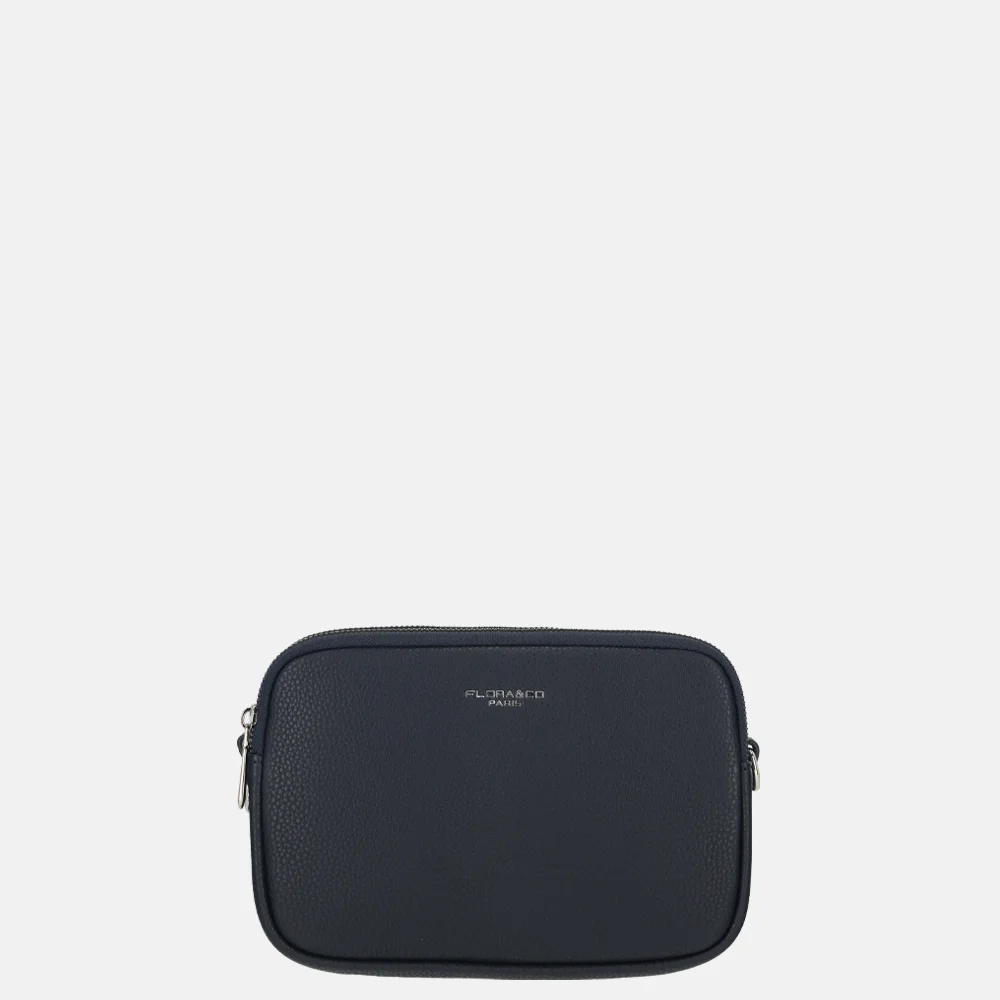 Flora & Co crossbody tas navy bij Duifhuizen