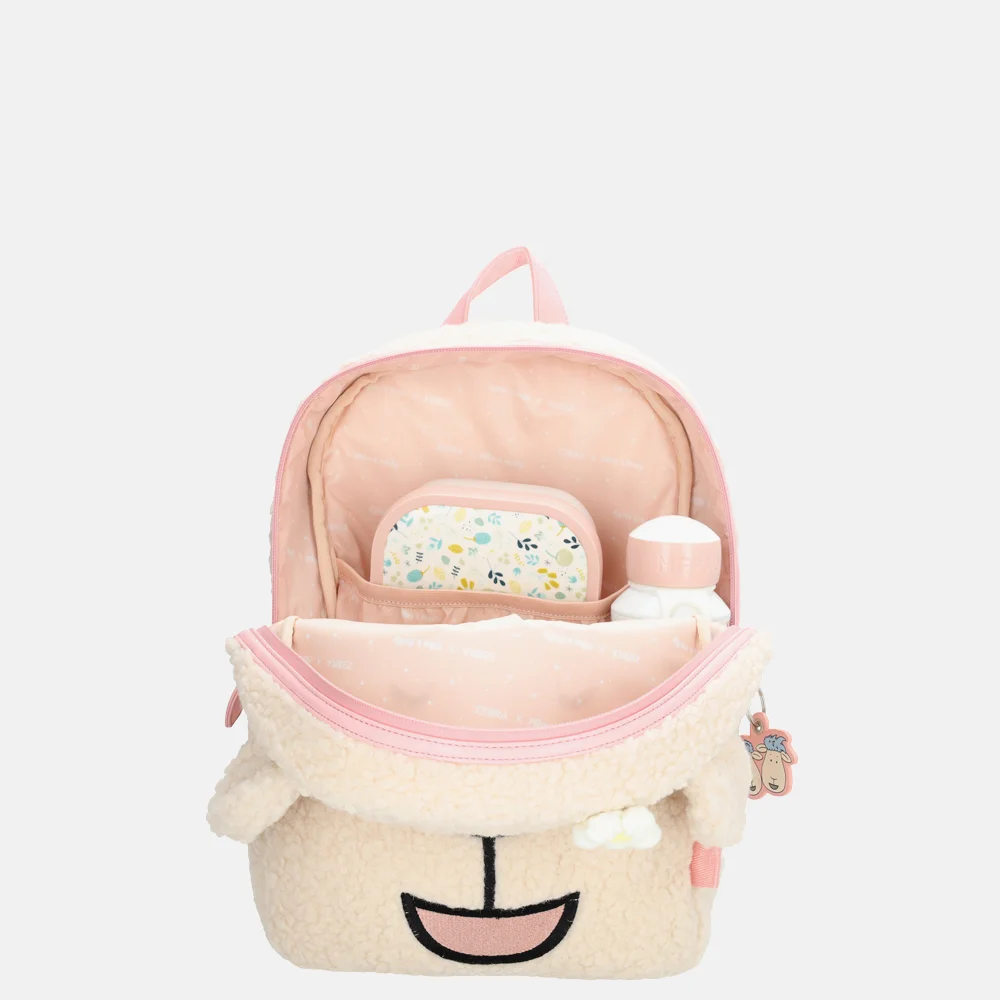 Zebra Trends x Mike & Molly kinderrugzak teddy creme bij Duifhuizen