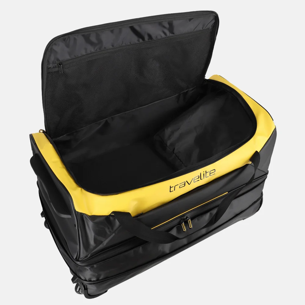 Travelite Basics reistas op wielen 70 cm yellow bij Duifhuizen