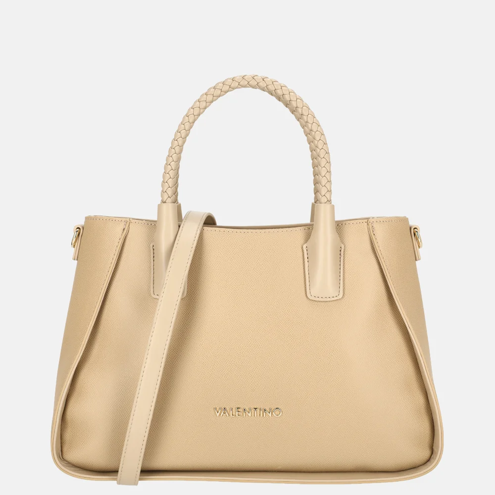 Valentino Bags Eris Re handtas gevlochten L beige bij Duifhuizen