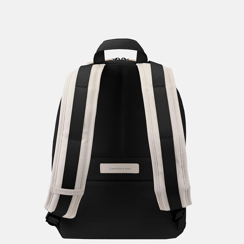 Kapten & Son Aalborg rugzak cream black bij Duifhuizen