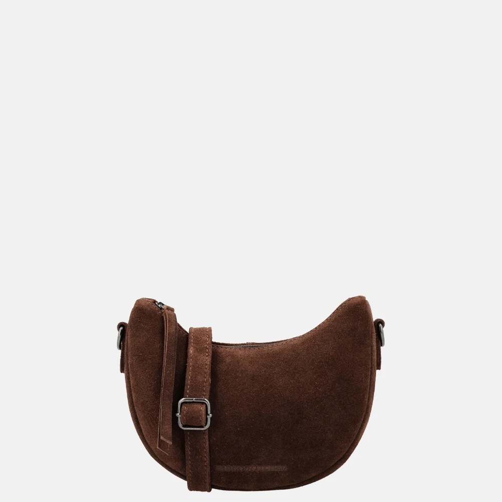Hide & Stitches Brazos crossbody tas S donkerbruin bij Duifhuizen