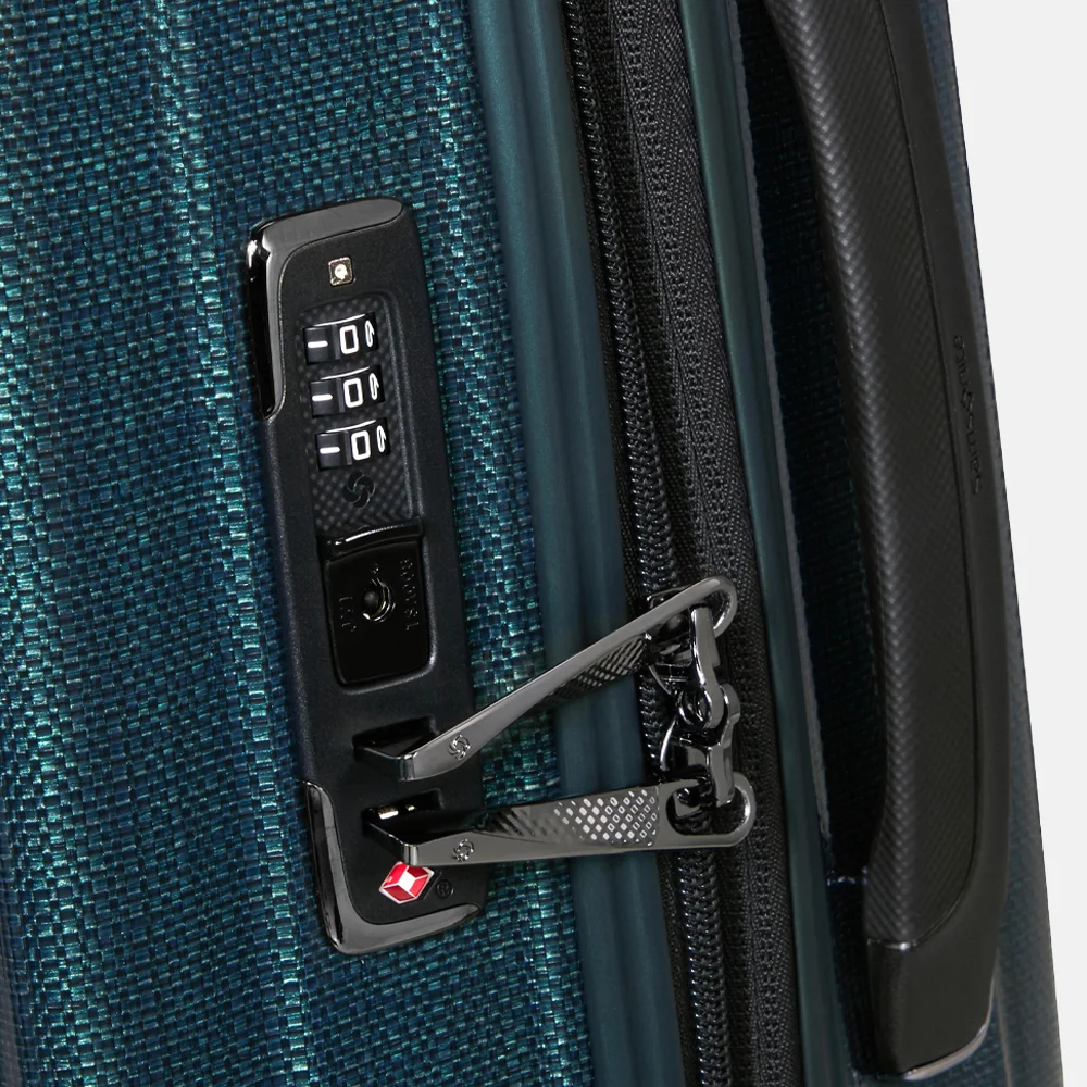 Samsonite Nexis spinner handbagage koffer 55 cm deep petrol bij Duifhuizen