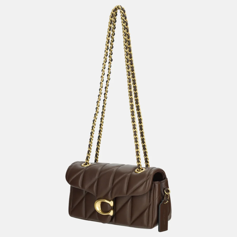 Coach Tabby Quilted crossbody tas 20'  maple  bij Duifhuizen