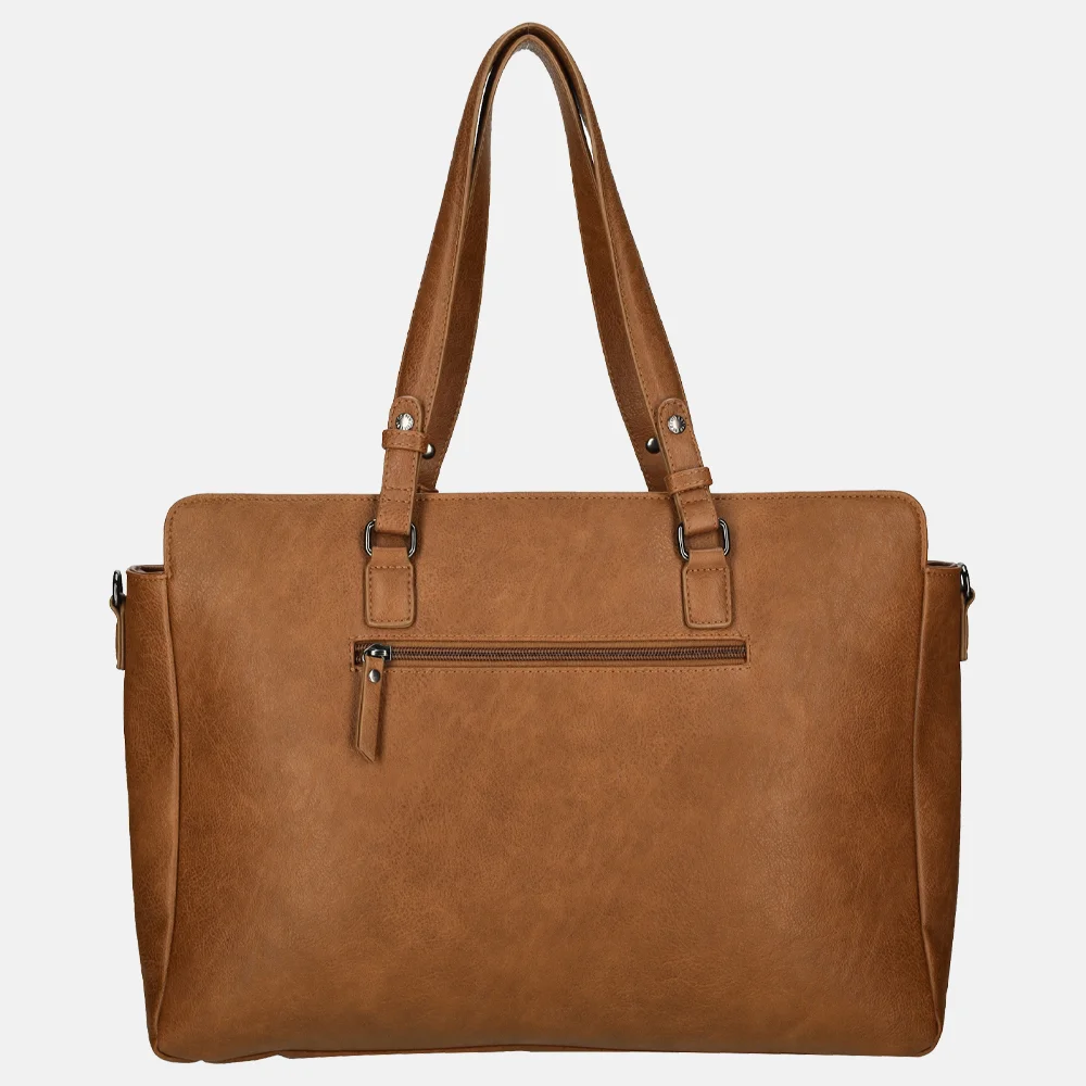 Enrico Benetti Lily shopper cognac bij Duifhuizen