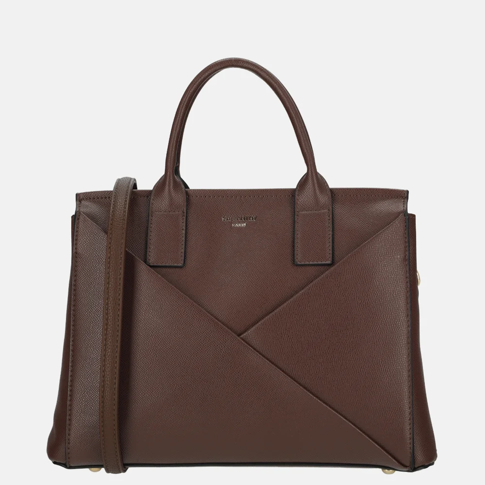 Firenze handtas voorvak coffee