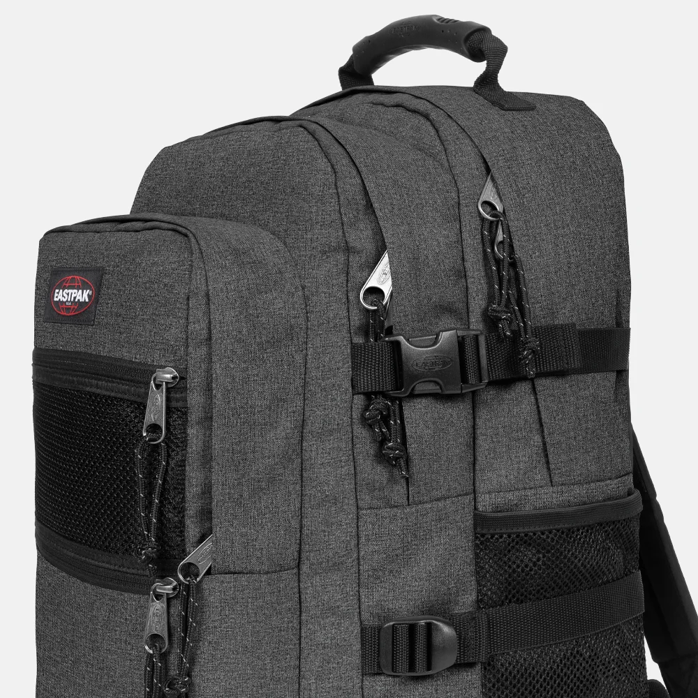 Eastpak Suplyer laptoprugzak 16 inch black denim bij Duifhuizen