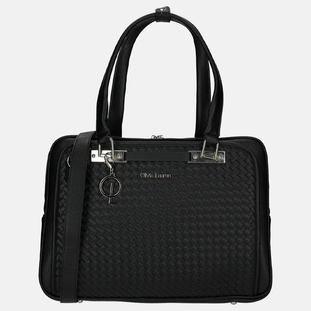 Olivia Lauren laptoptas Eagle zwart