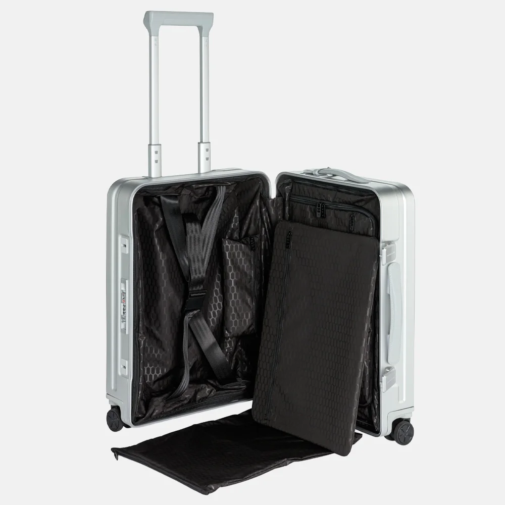 Porsche Design Roadster handbagage koffer 55 cm silver bij Duifhuizen