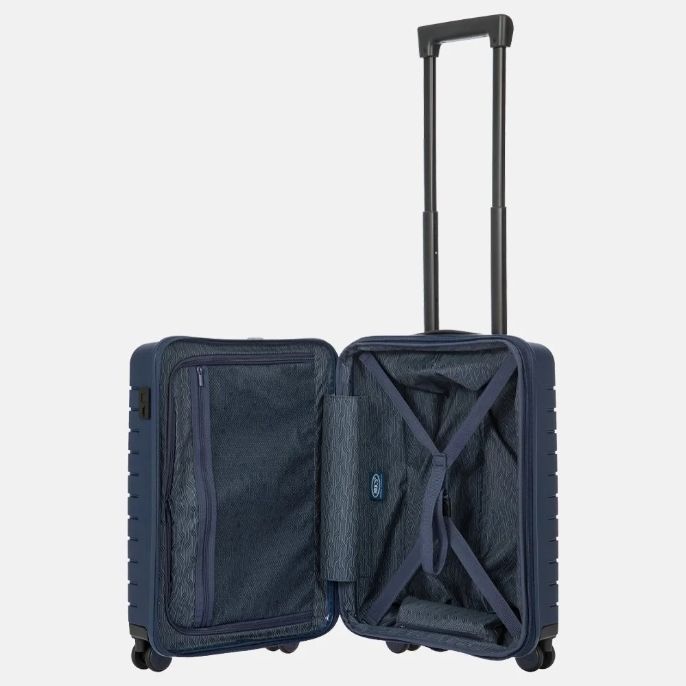 Bric's Ulisse Expandable handbagage koffer 55 cm ocean blue bij Duifhuizen