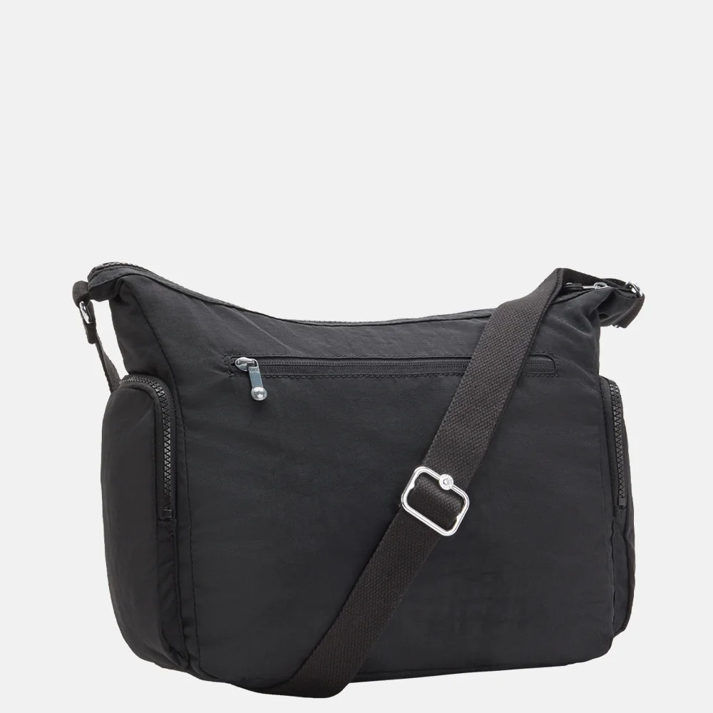 Kipling Gabb schoudertas black noir bij Duifhuizen