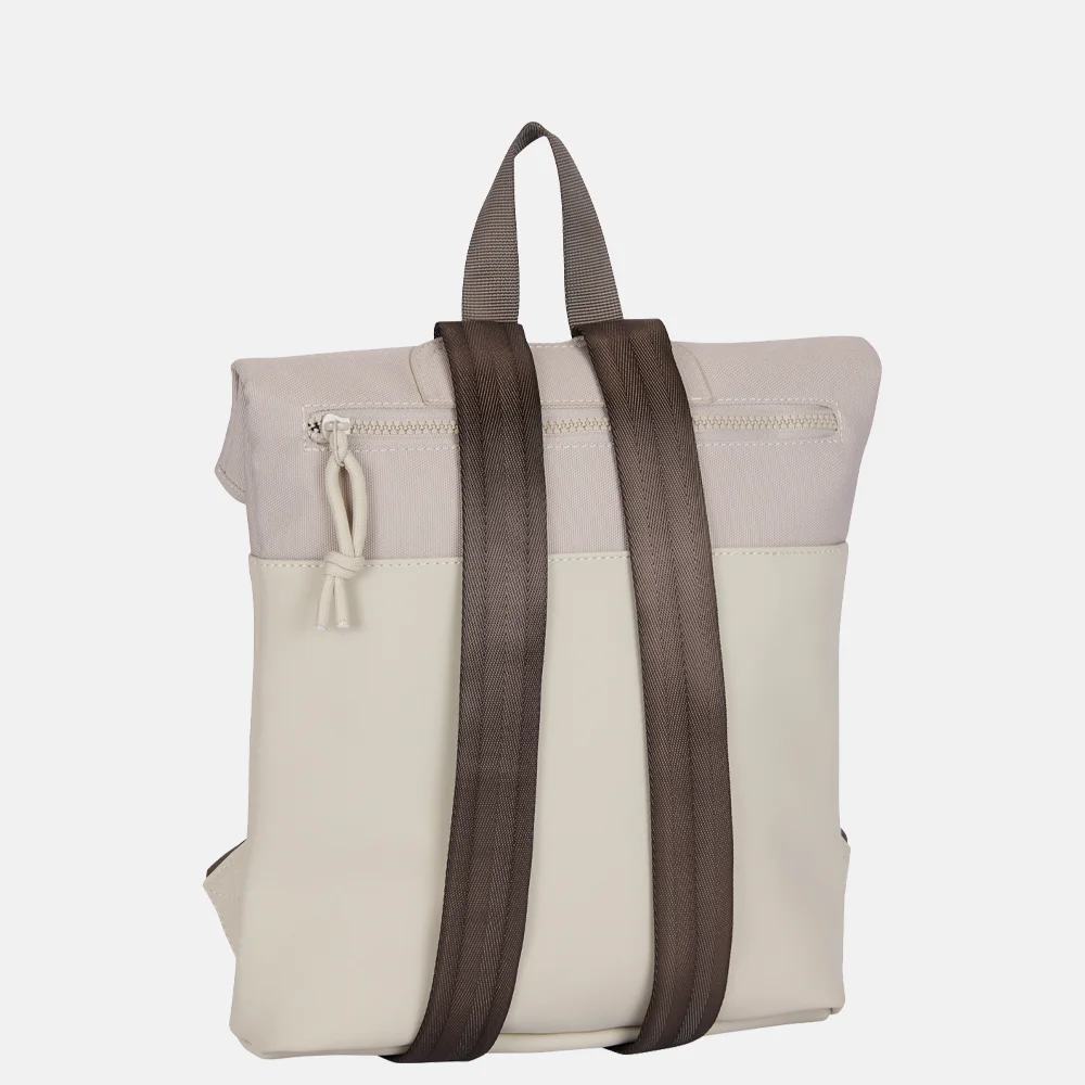 New Rebels Backham rugzak 13 inch S beige beige bij Duifhuizen