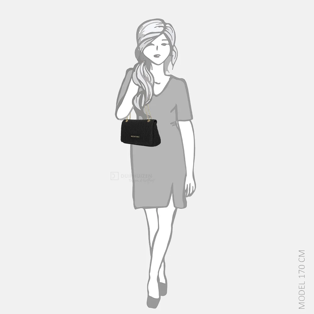 Valentino Bags Ocarina crossbody tas nero bij Duifhuizen