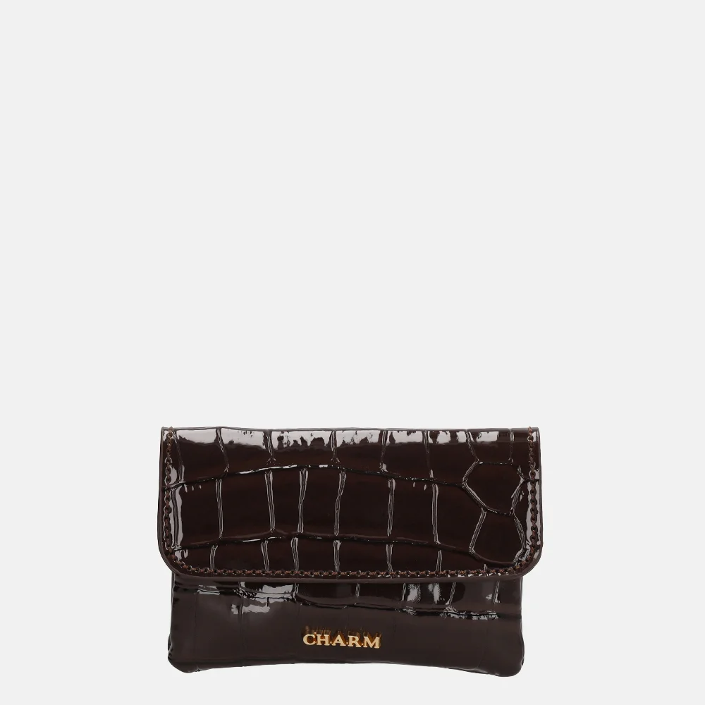 Charm London Knightbridge portemonnee S donkerbruin