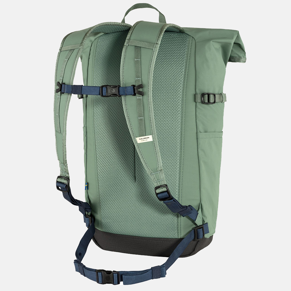 Fjallraven High Coast Foldsack 24 rugzak 15 inch patina green bij Duifhuizen