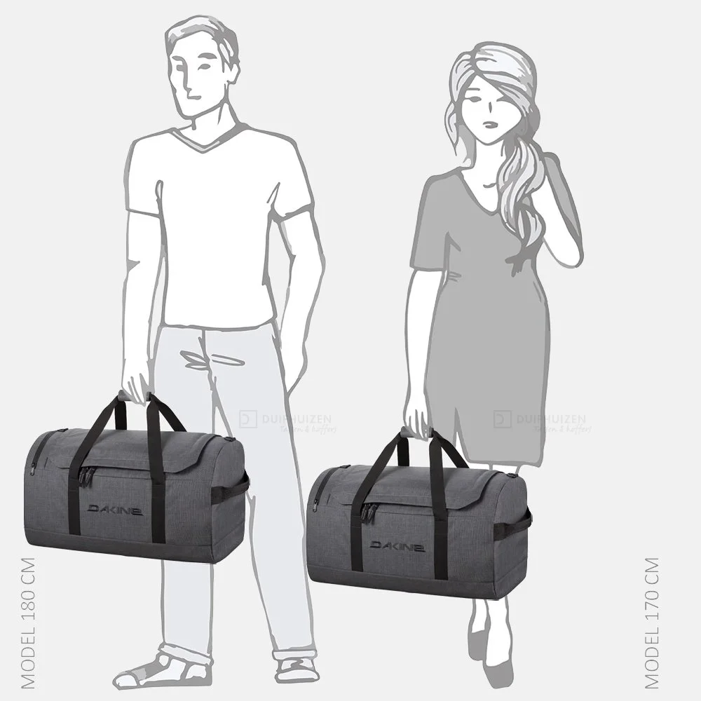 Dakine EQ Duffle weekendtas 70L carbon bij Duifhuizen