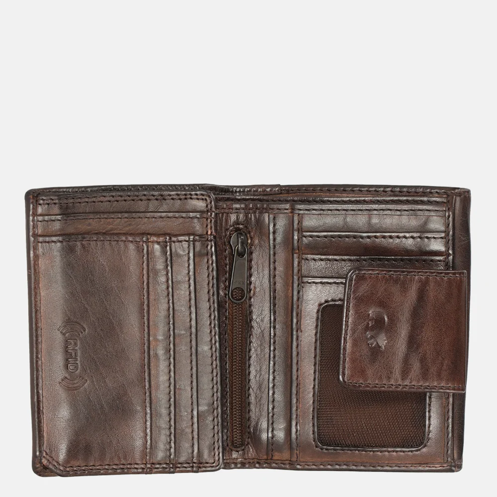 Bear Design Jill portemonnee donkerbruin bij Duifhuizen