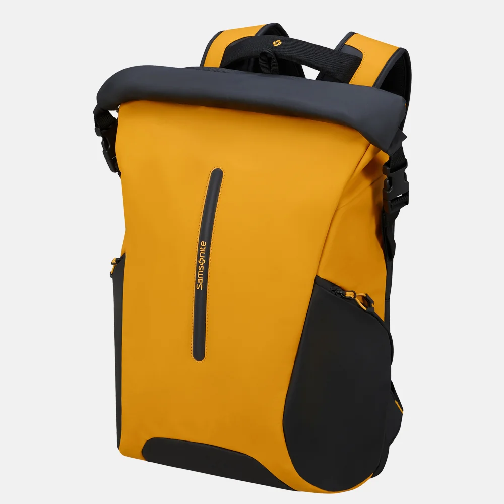 Samsonite Ecodiver Rolltop laptoprugzak 17 inch yellow bij Duifhuizen