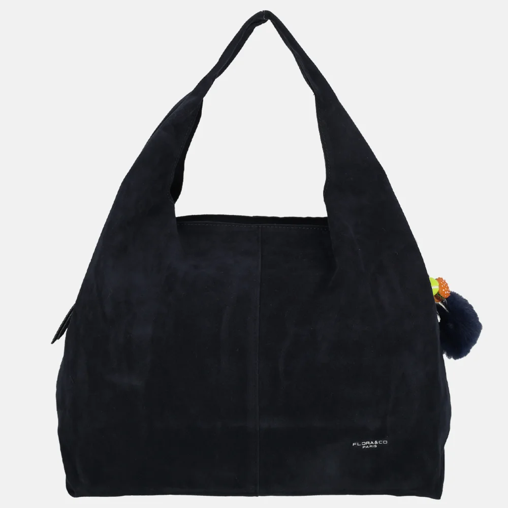 Flora & Co buideltas suedine navy bij Duifhuizen